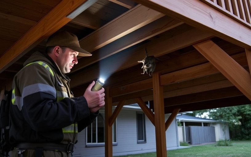 Under Deck Possum Removal in Rose Bay